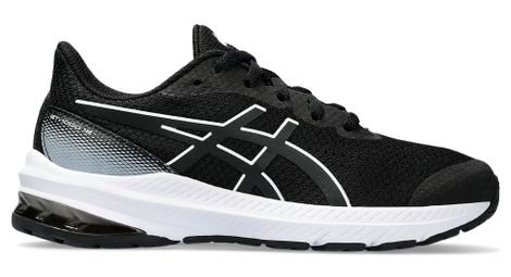 Chaussures de running asics gt-1000 12 gs noir blanc enfant