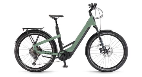 Gereviseerd product - winora yakun 12 lowstep shimano deore 12v 750 wh 27.5'' groen defender 2023 elektrische mountainbike