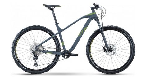 Vtt semi-rigide raymon hardray nine 6.5 shimano deore xt 12v 29 gris foncé / vert 2023