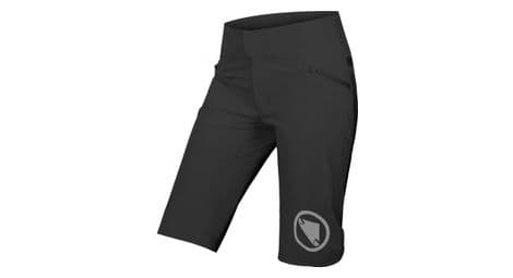 Pantaloncini skinless da donna endura singletrack neri