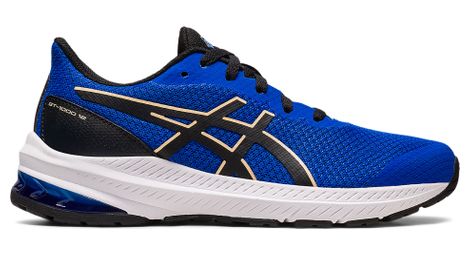 Scarpe da corsa asics gt-1000 12 gs blu nero bambino 35.1/2