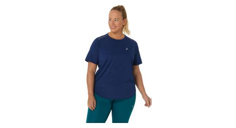 Maglia asics road a manica corta donna blu m