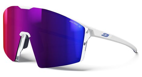 Lunettes julbo edge spectron hd 3 blanc/bleu - groupama-fdj