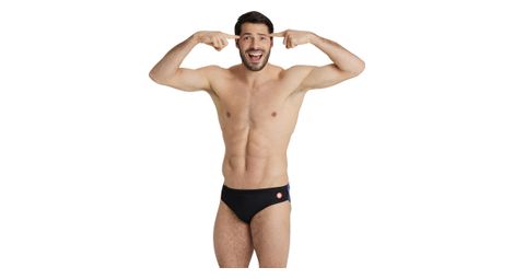 Traje de baño arena slip crazy placement negro 85 cm