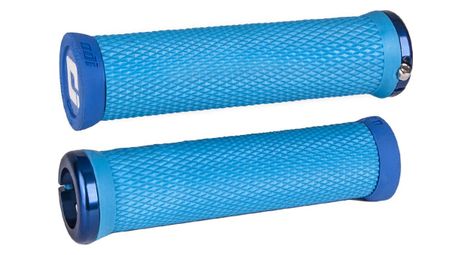 Poignées odi elite motion bleu lock-on bleu