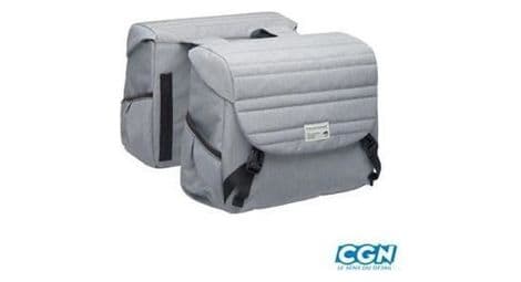 Sacoche velo porte bagage a pont newlooxs mondi joy noir uni -38 litres- 370x320x160mm