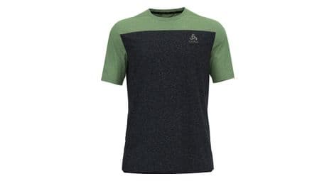 Maillot manches courtes odlo x alp linencool vert noir