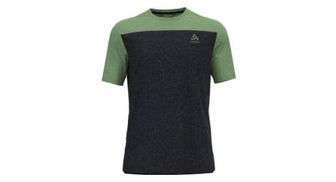 Odlo x-alp linencool short sleeve jersey green / black s