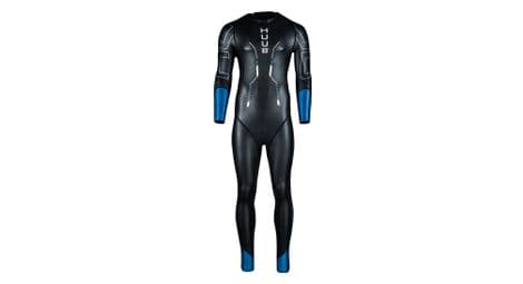 Gereviseerd product - huub alpha-beta x alltricks neopreen wetsuit zwart / blauw m/l