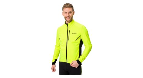 vaude kuro cycling jacket yellow