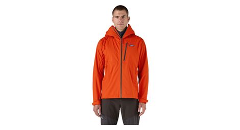 Veste imperméable patagonia granite crest rain orange homme