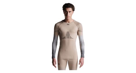 X-Bionic Invent Graphics Langarmtrikot Beige/Grau Männer