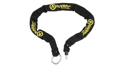 Antivol velo chaine a boucle auvray lasso plug pour fer a cheval noir 0.9m diam 5.5mm (compatible avec fer a cheval ref 168946)