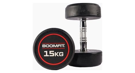 Haltères ronds de musculation 15kg (paire) - boomfit