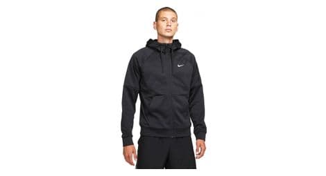 Sudadera de entrenamiento nike therma-fit negra