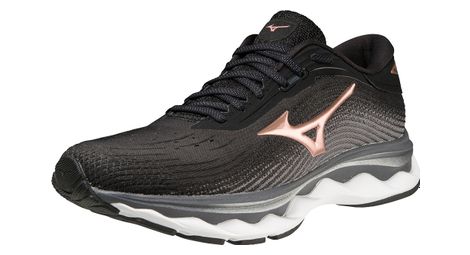 Chaussures runnig de course mizuno wave sky wos v5 femme gris