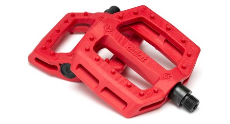 Paire de pedales eclat slash rouge