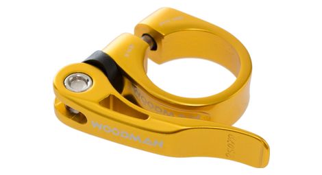 Collarino sella woodman deathgrip qr con leva oro 34.9
