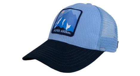 Cappellino BV Sport Trucker Trek Summit Alpes Blu