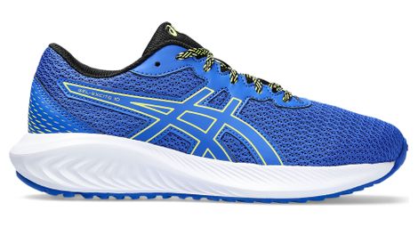 Chaussures de running asics gel excite 10 gs bleu jaune enfant