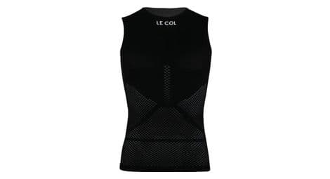 Sous-maillot unisexe sans manches le col mesh pro noir