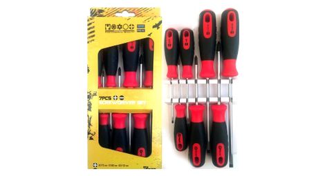 Ensemble 7 tournevis 4pl 3cr