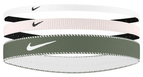 Mini+bandeaux+tete++x3++nike+flex+classic+mixed+rose+vert