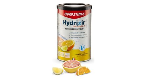 Overstims antiossidante energy drink box 600g hydrixir taste citrus cocktail