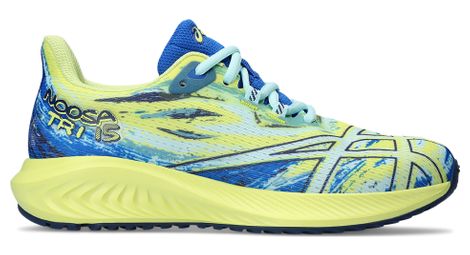 Zapatillas de running asics gel noosa tri 15 gs niño amarillo azul