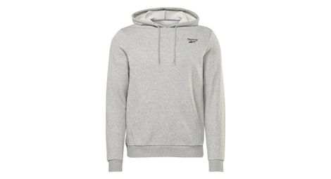 Sweat a capuche reebok identity logo gris