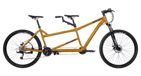 Vtt Tandem Semi Rigide Fluide Microshift Mezzo 3X10V 29 Jaune Sable 2023