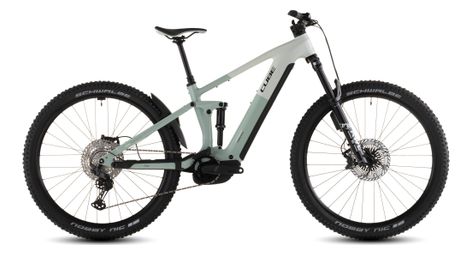 Cube stereo hybrid one44 exc 800 electric full suspension mtb shimano deore xt 12s 800 wh 29'' desert stone beige dried herbs green 2026