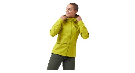 Veste impermeable femme odlo ride easy waterproof jaune