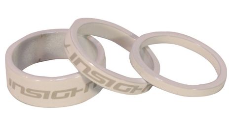 x3 Entretoises de Direction Insight 1'' Blanc