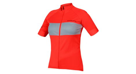 Maillot manches courtes femme endura fs260 pro ii corail neon