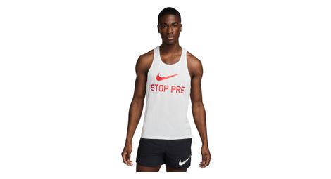 Nike fast run energy tanktop weiß herren