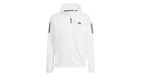 Veste coupe-vent adidas own the run blanc homme