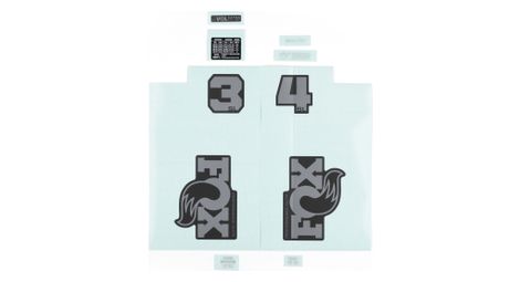 Fox racing shox negro 34sl kit calca horquilla gris 2026