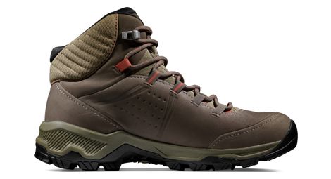 Chaussures de randonnée femme mammut nova iv mid gore-tex marron