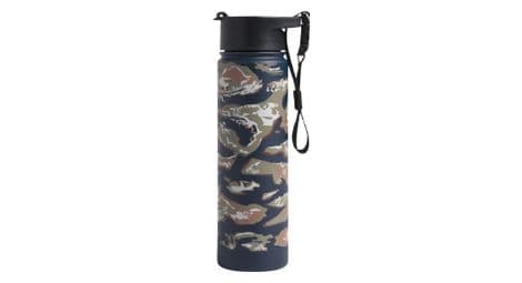 United by blue borraccia united insulated steel blu / camo 650 ml