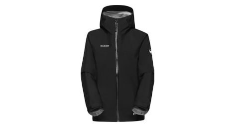 Giacca impermeabile Mammut Crater Light Hooded nera da donna