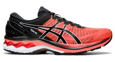 Chaussures de running asics gel kayano 27 tokyo rouge noir