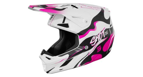 Casque Integral Shot Furious Enfant Flash Rose Brillant
