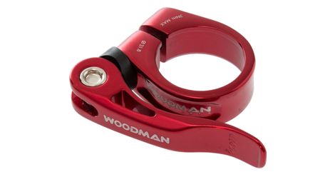 Woodman deathgrip qr seat clamp quick release rosso 31.8