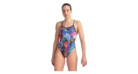 Maillot de bain 1 pièce arena allover lace back multi couleurs