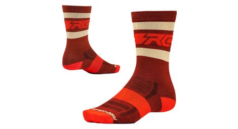 Chaussettes ride concepts fifty fifty oxblood rouge