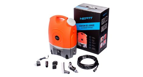 Neatt station de lavage / nettoyeur haute pression autonome avec batterie et réserve de 17l