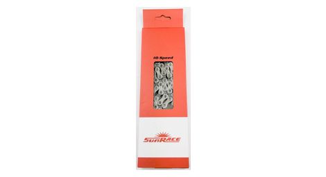 Sunrace chain cn10a 10 velocità 116 collegamenti argento