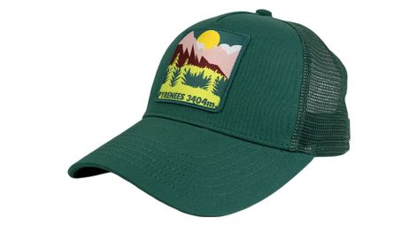 Cappellino BV Sport Trucker Trek Summit Pirenei Verde