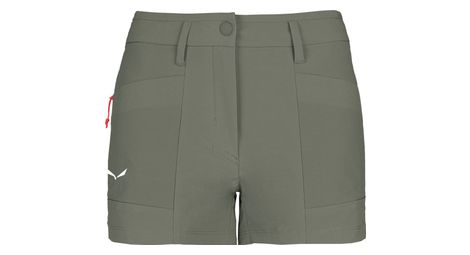 Short Salewa Puez Durastretch Cargo Vert Femme